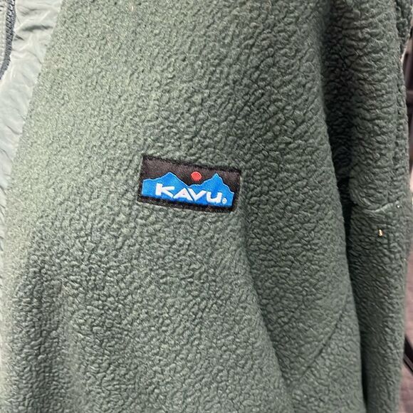 Men's Green Fleece Jacket - Picture 2 of 5